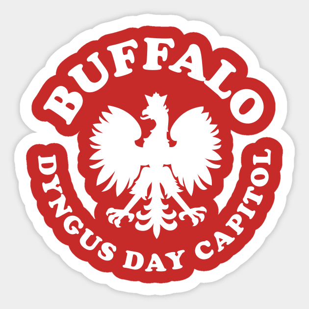 Buffalo Dyngus Day Capitol Sticker by PodDesignShop